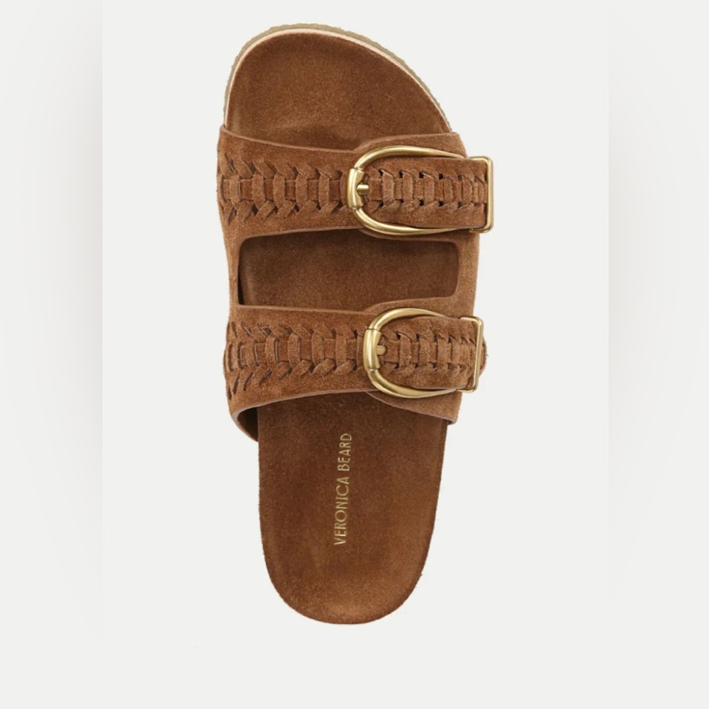 Veronica Beard Paige Buckle Sandal Sz 6.5